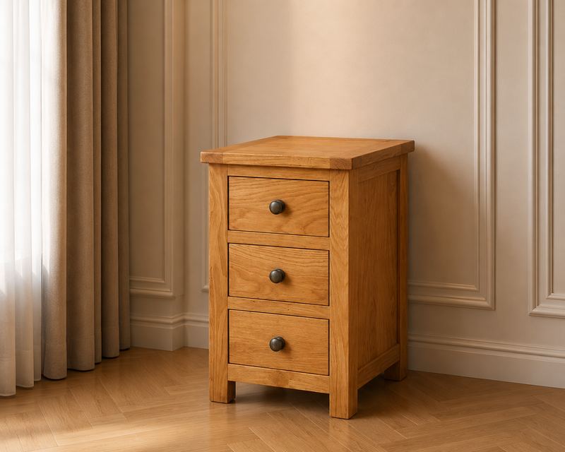 Aintree 3 Drawer Bedside Locker