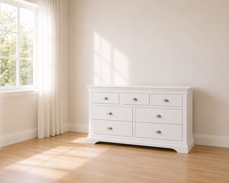 Bella 3+4 Drawer Wide Chest