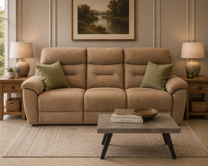 Canterbury 3 Seater Manual Recliner