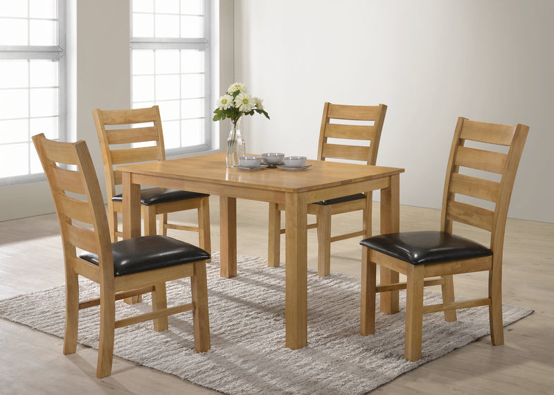 Columbia 4ft Dining Table & 4 Chairs