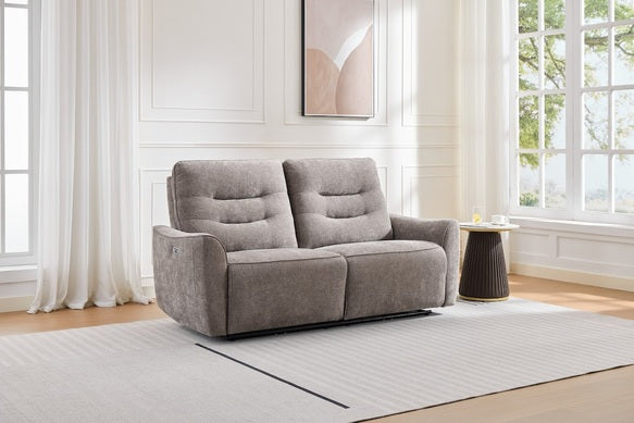 Cupar 3 Seater Electric Recliner - Stone
