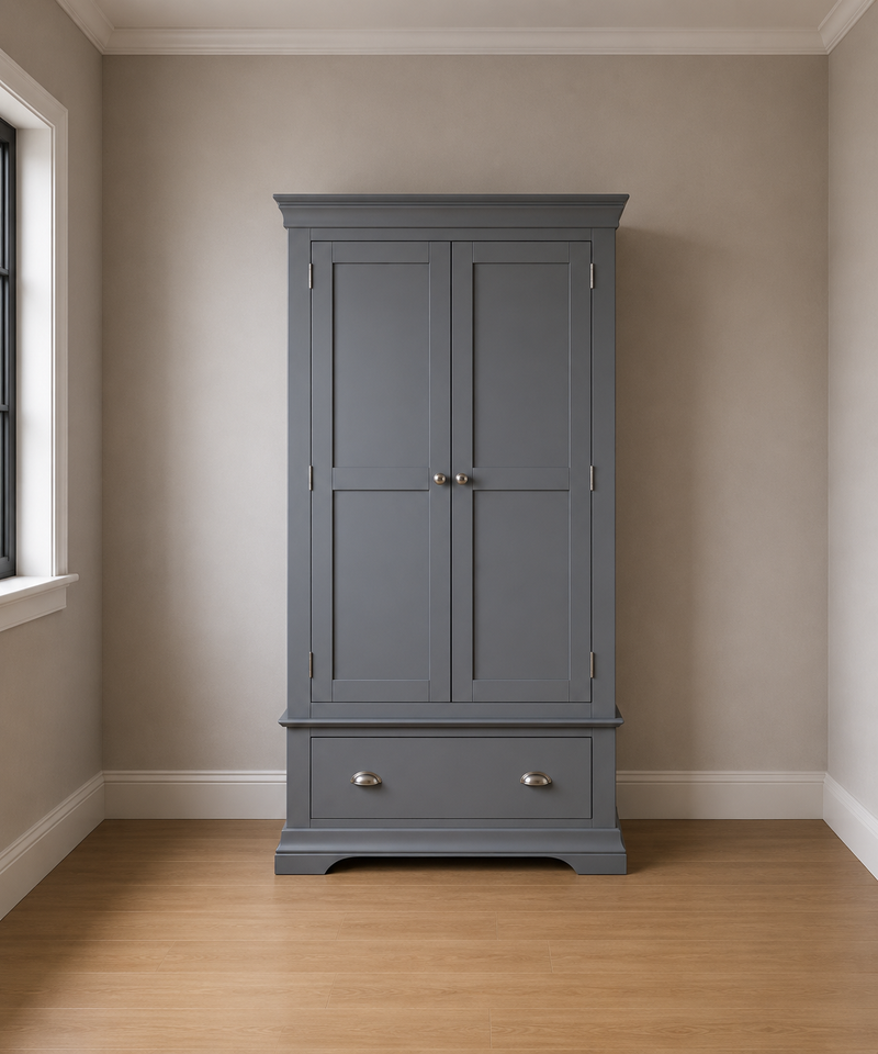 Daniella 2 Door 1 Drawer Wardrobe