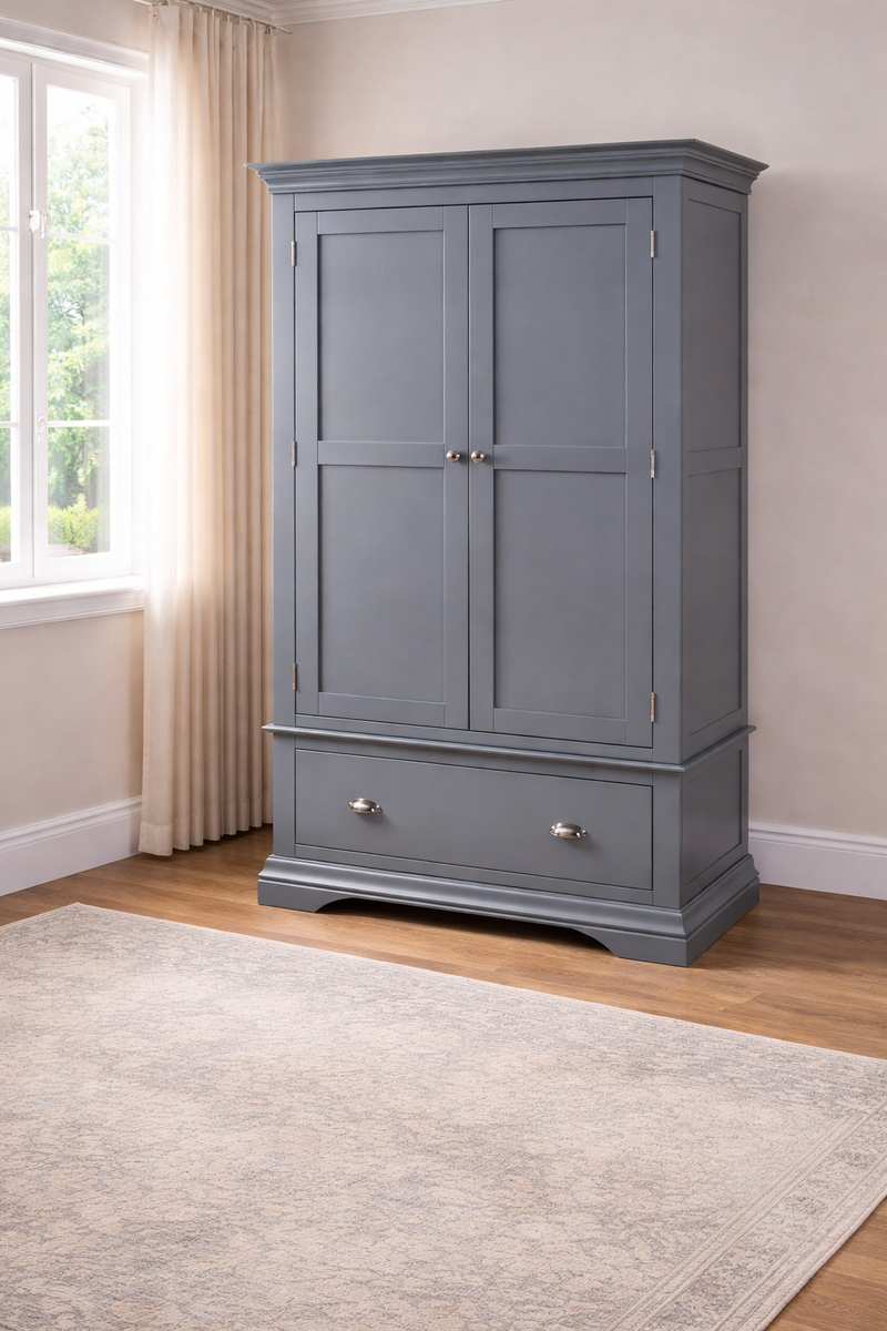 Daniella 2 Door 1 Drawer Wardrobe