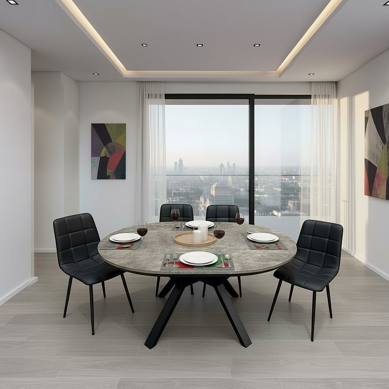 Fredrik Round Extension Dining Table