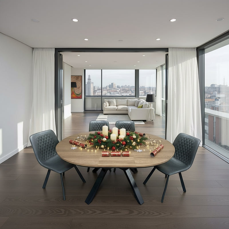 Fredrik Round Extension Dining Table