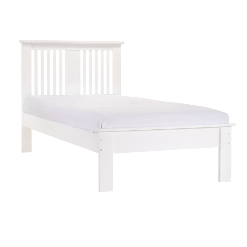 Hanna Slatted Bedframe 3ft - White