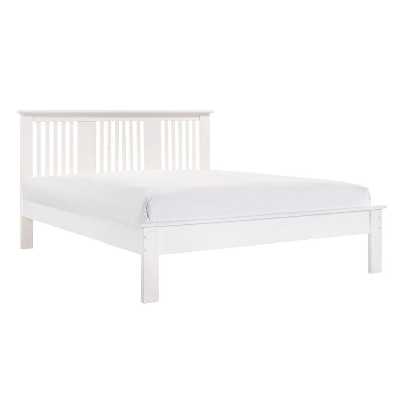 Hanna Slatted Bedframe 4ft - White