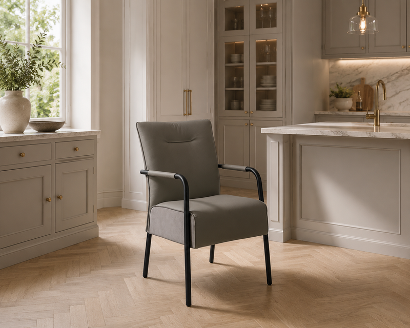 James Leather Dining Chair