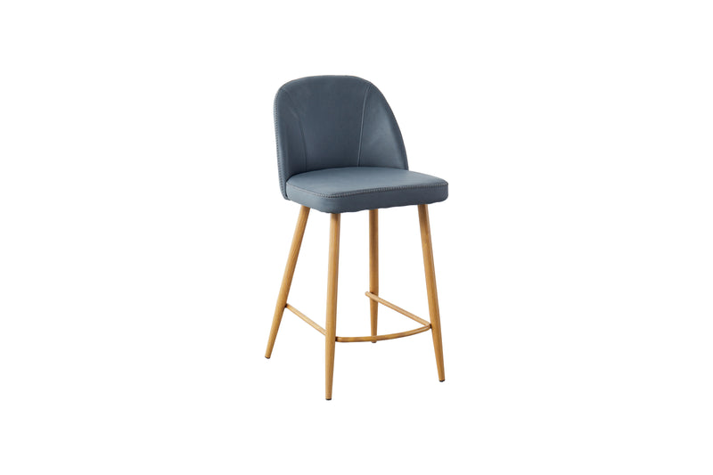 Leo Bar Stool with Oak Legs