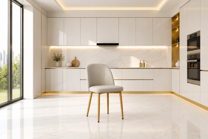 Leo Dining Chair with Oak Legs