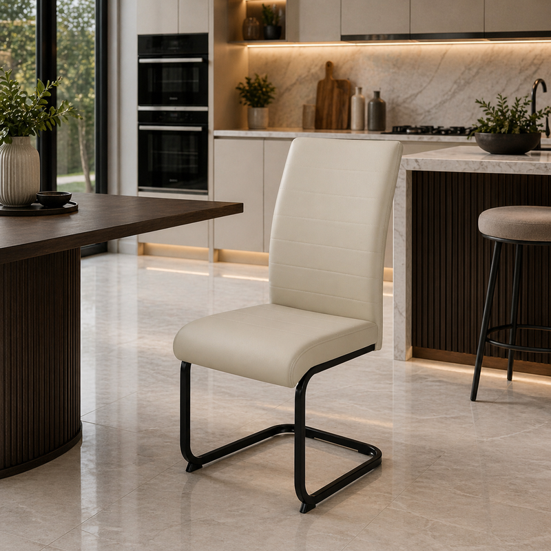 Liana Dining Chair with Black Legs