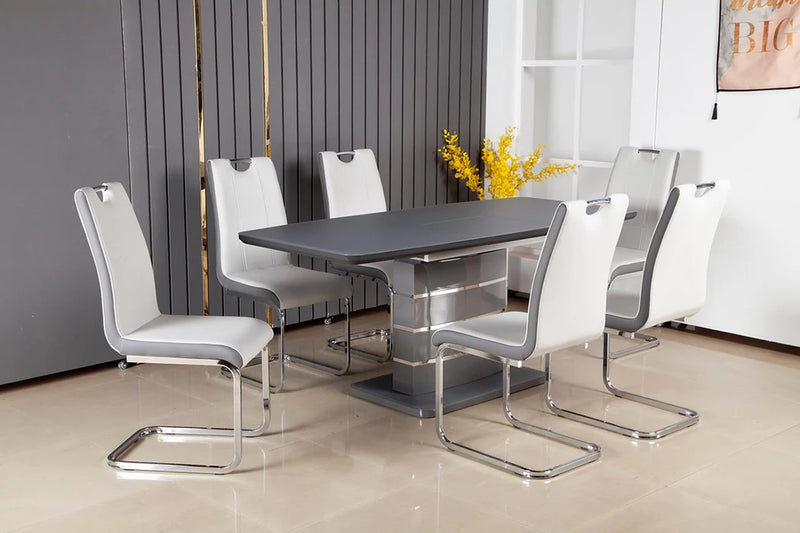 Modena Light Grey Extension Table