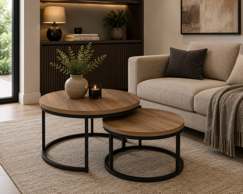 Munich Round Nest of Tables