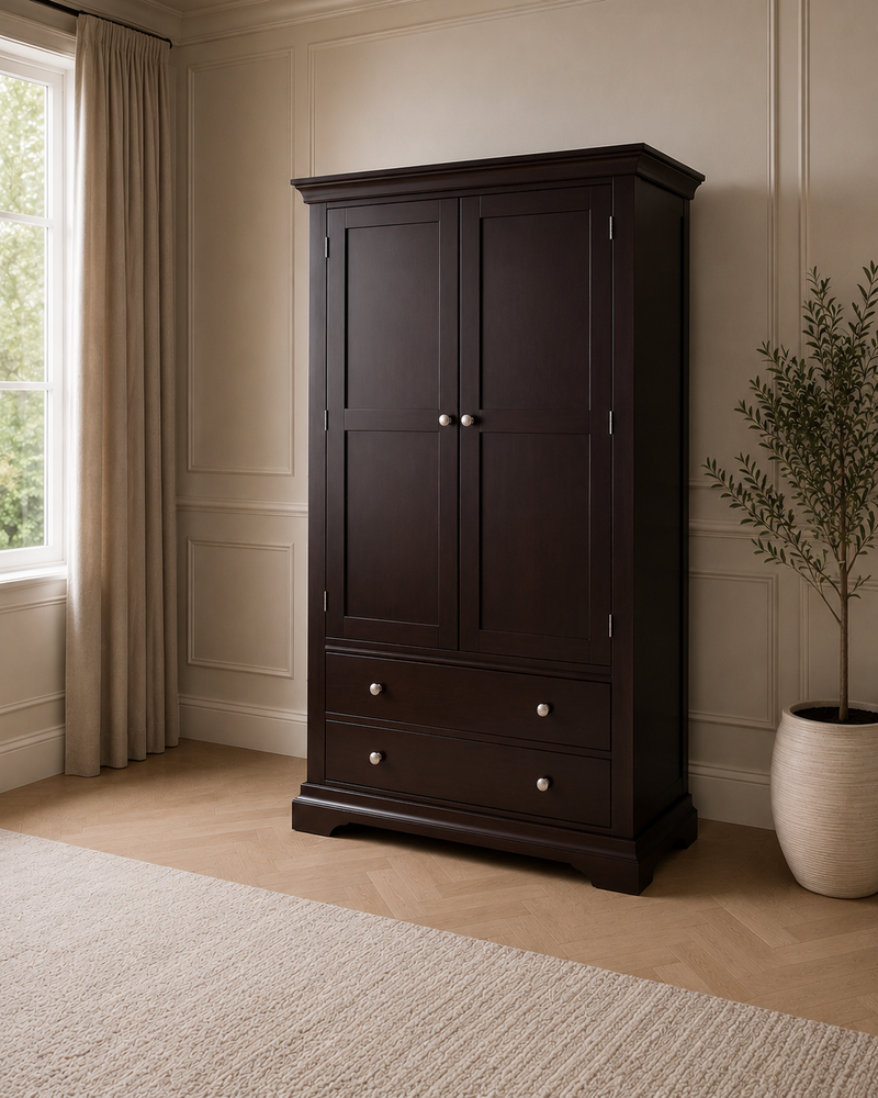 Odyssey Double Wardrobe with Drawers