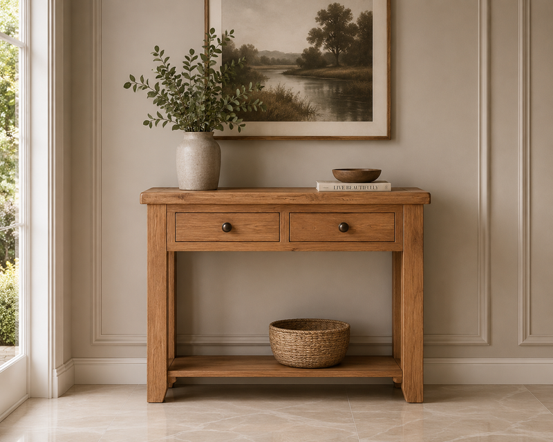 Oscar 2 Drawer Console Table