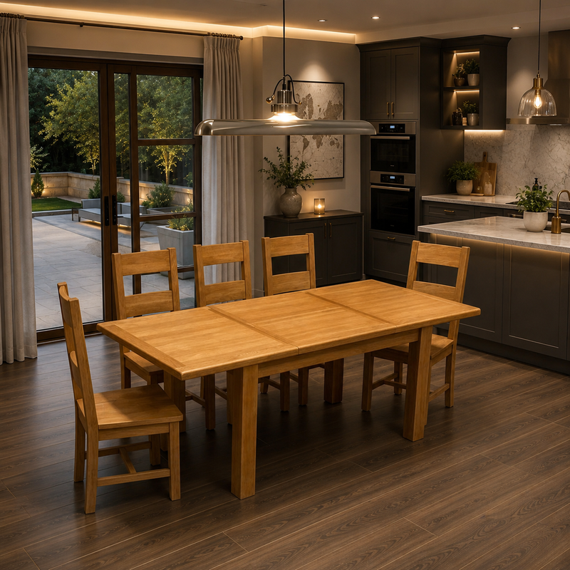 Oscar Butterfly Extension Table 1.4m