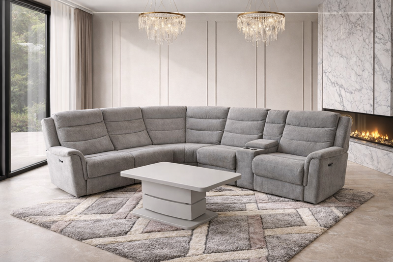 Oscar Electric Recliner Corner Sofa