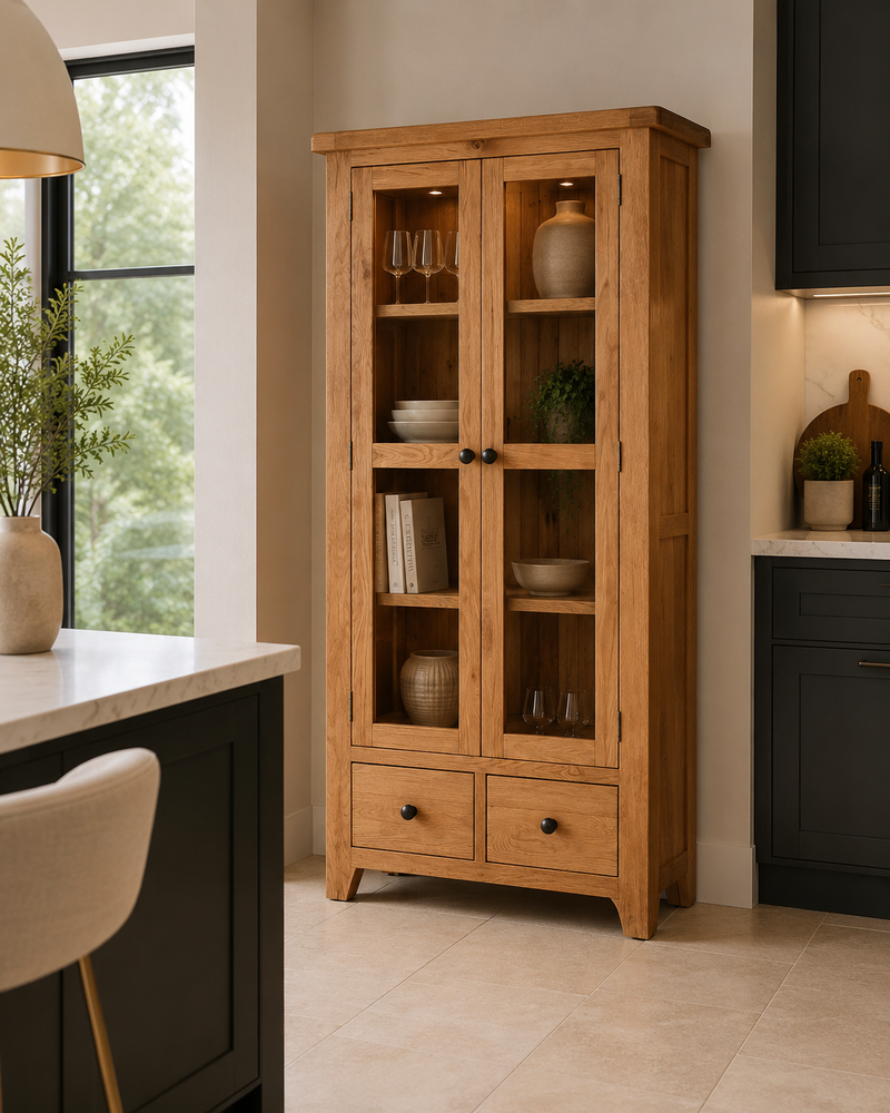 Oscar Double Display Cabinet