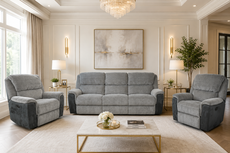 Paris 3+1+1 Manual Recliners