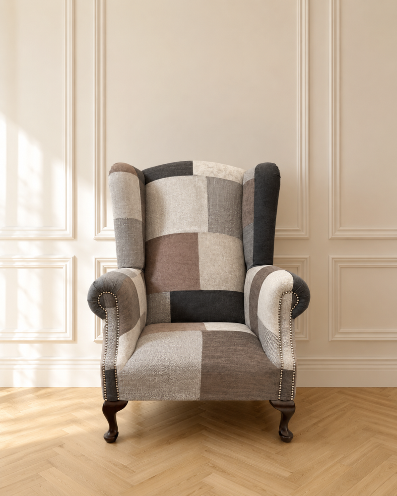 Queen Anne Chair - Shades of Grey