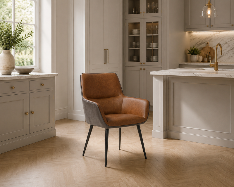 Rebecca Leather Dining Chair