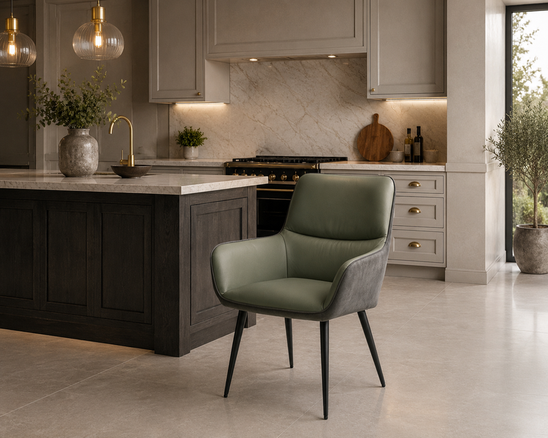Rebecca Leather Dining Chair
