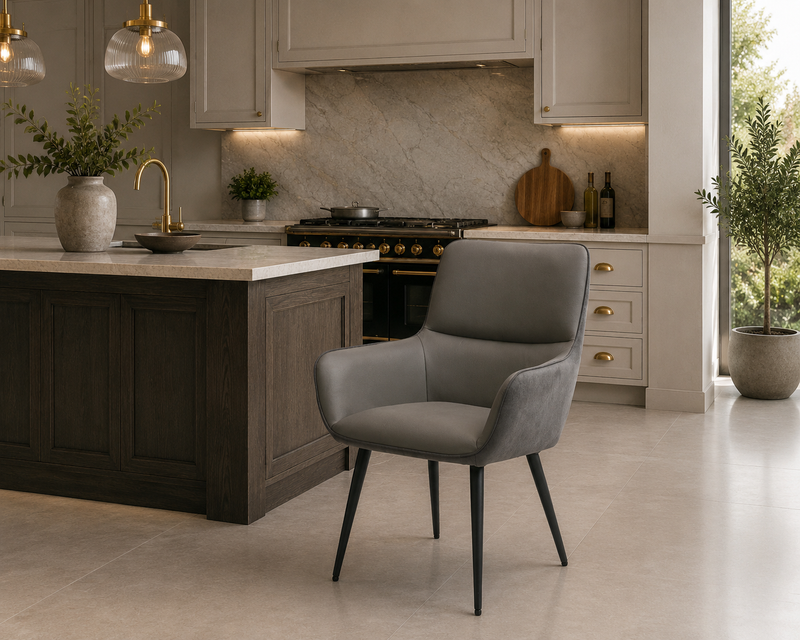 Rebecca Leather Dining Chair