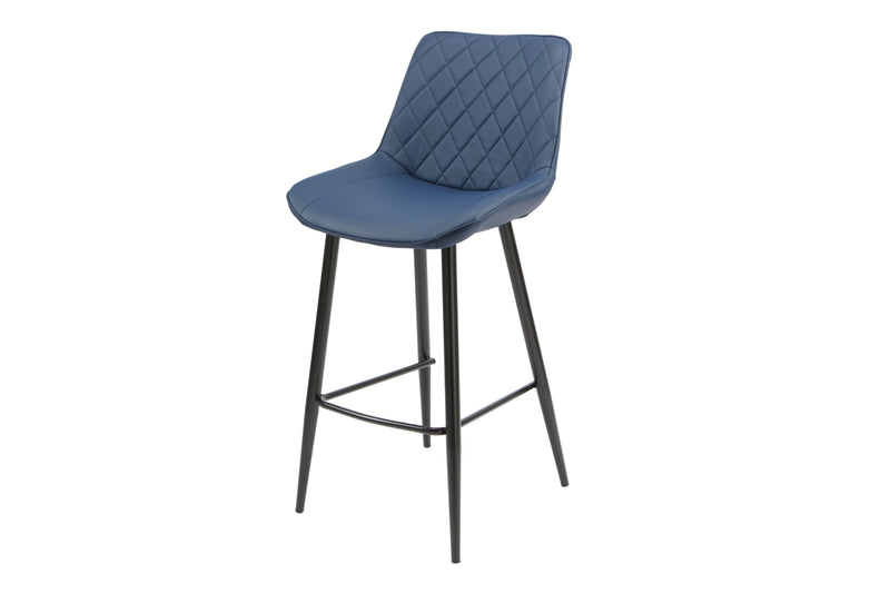 Silvia Bar Stool - Black Leg