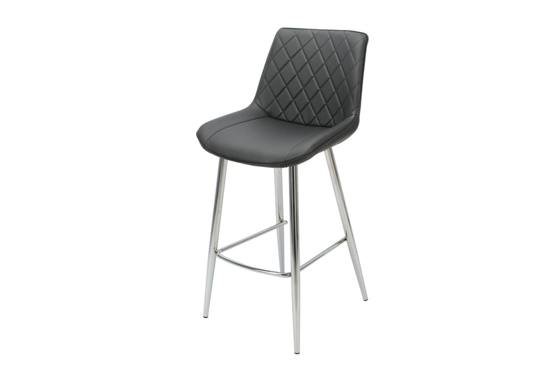 Silvia Bar Stool - Chrome Leg