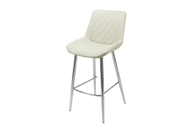 Silvia Bar Stool - Chrome Leg