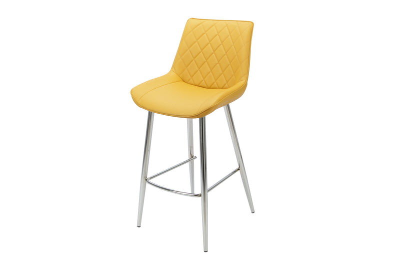 Silvia Bar Stool - Chrome Leg
