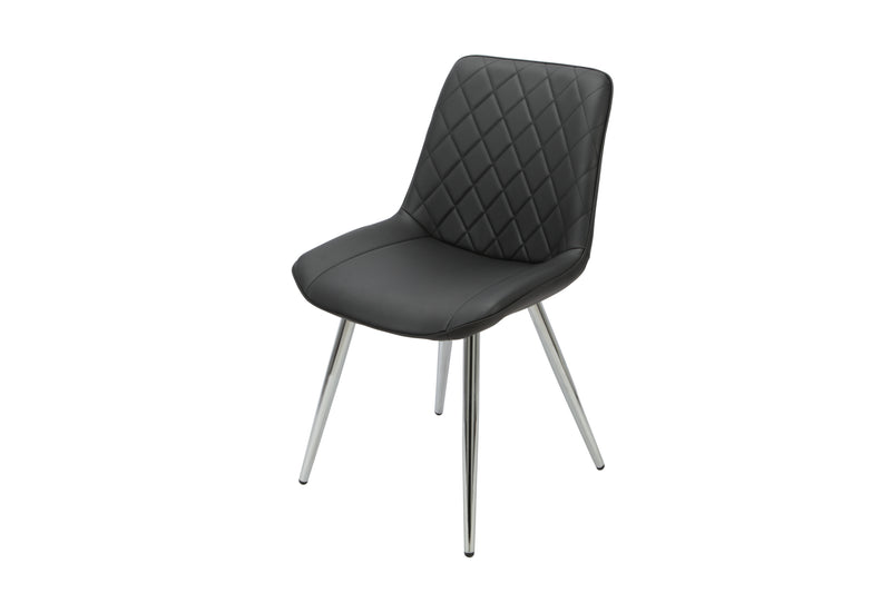 Silvia Dining Chair - Chrome Leg