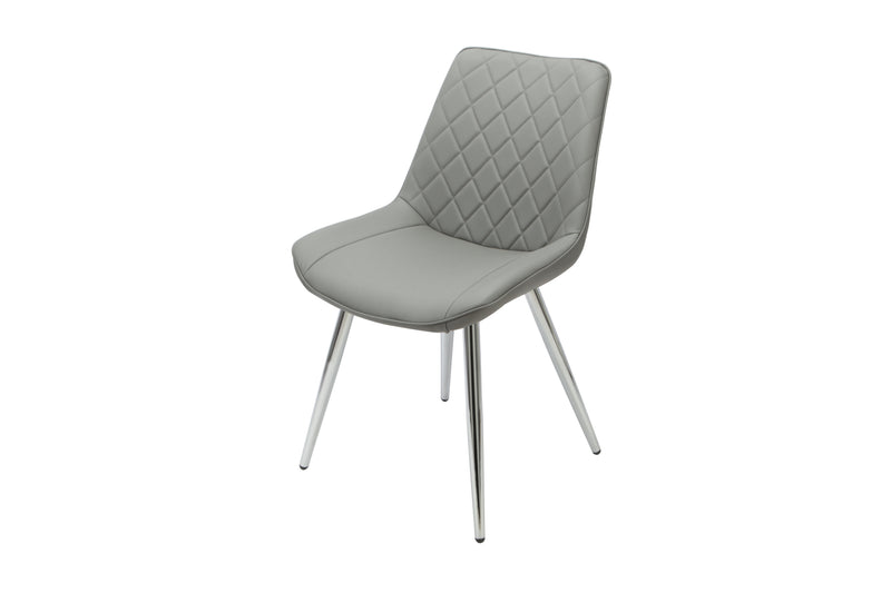 Silvia Dining Chair - Chrome Leg