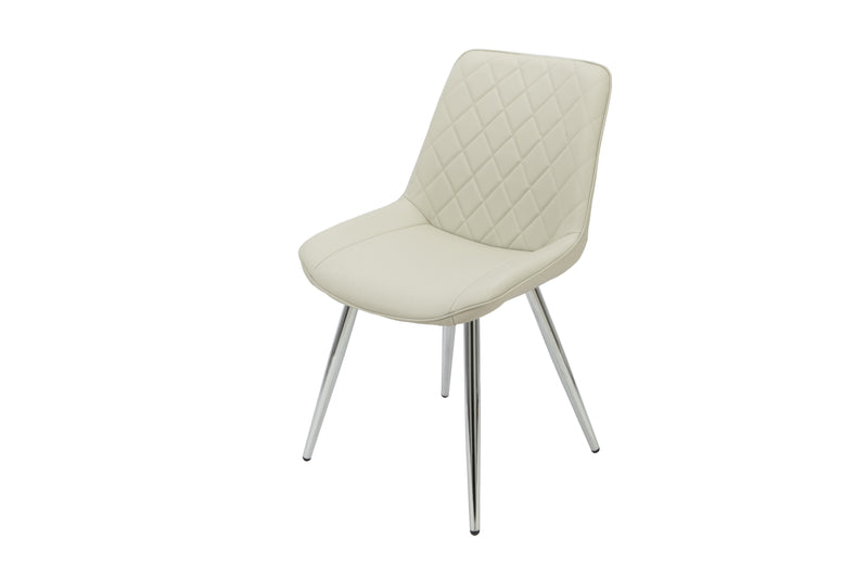 Silvia Dining Chair - Chrome Leg