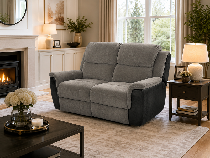 Spencer 2 Seater Manual Recliner Sofa